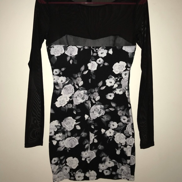 Floral Bodycon Dress - Picture 3 of 5